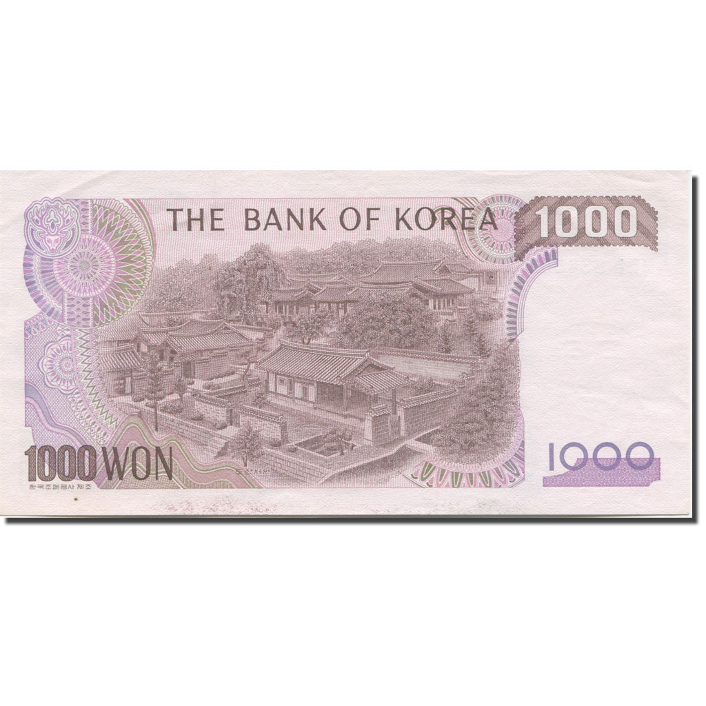 Banknote, South Korea, 1000 Won, 1983, KM:47, UNC(63)