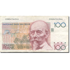 Nota, Bélgica, 100 Francs, Undated (1982-94), KM:142a, AU(50-53)