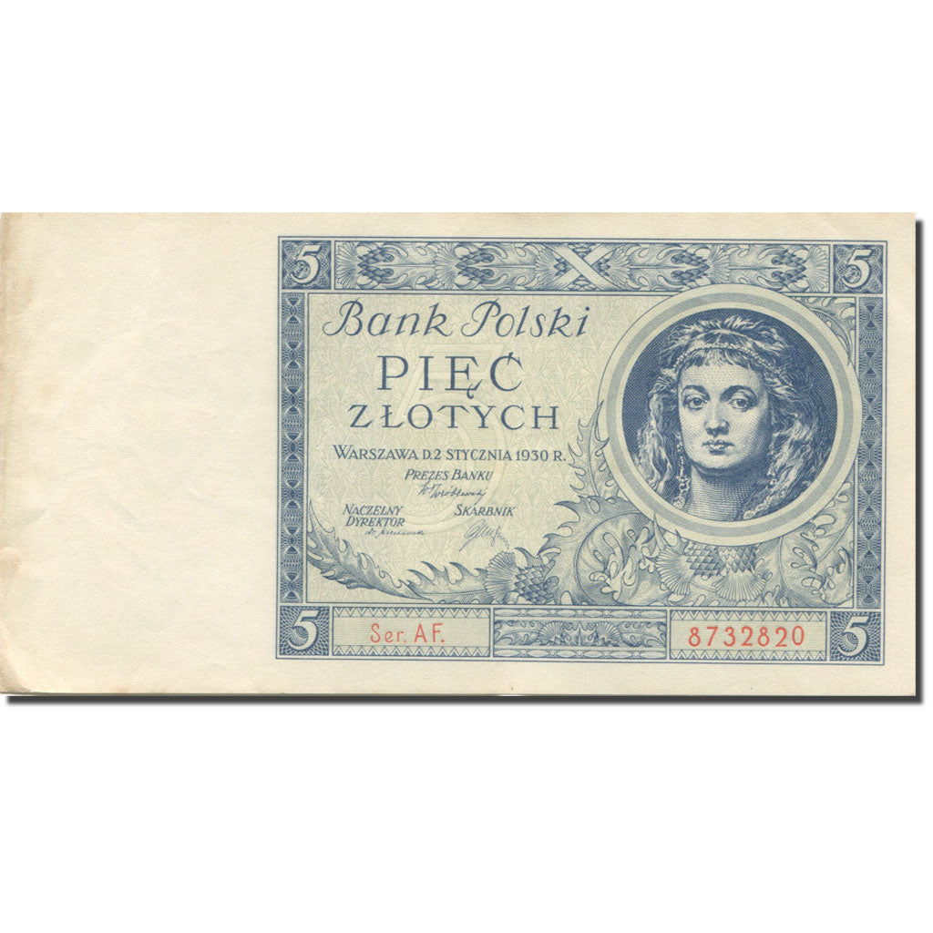 Billet, Pologne, 5 Zlotych, 1940, 1940-03-01, KM:93, TTB+