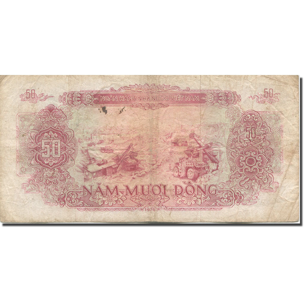 Banknote, Vietnam, 50 Dông, 1976, KM:84b, VF(20-25)