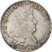 FRANCE, 1/2 Écu aux 8 L, 1/2 ECU, 1690, Lille, KM #273.19, AU(50-53), Silver, ..