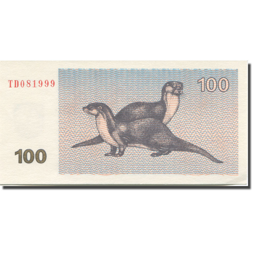 Banconote, Lituania, 100 (Talonas), 1992, KM:42, SPL
