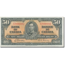 Banknote, Canada, 50 Dollars, 1937, 1937-01-02, KM:63b, AU(50-53)