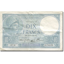 Frankreich, 10 Francs, Minerve, 1939, 1939-10-12, S+, Fayette:7.11, KM:84