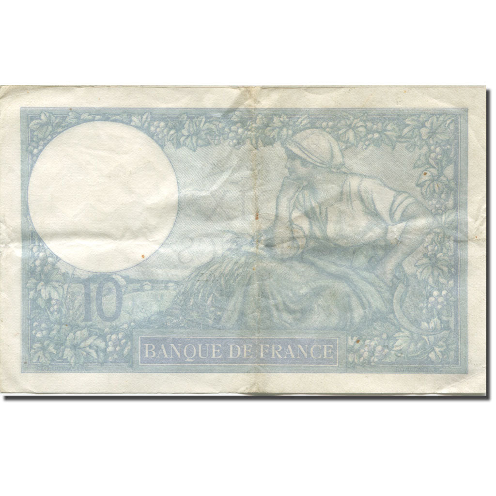 Frankreich, 10 Francs, Minerve, 1939, 1939-10-12, S+, Fayette:7.11, KM:84