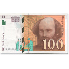 France, 100 Francs, Cézanne, 1997, SPL, Fayette:74.1, KM:158s