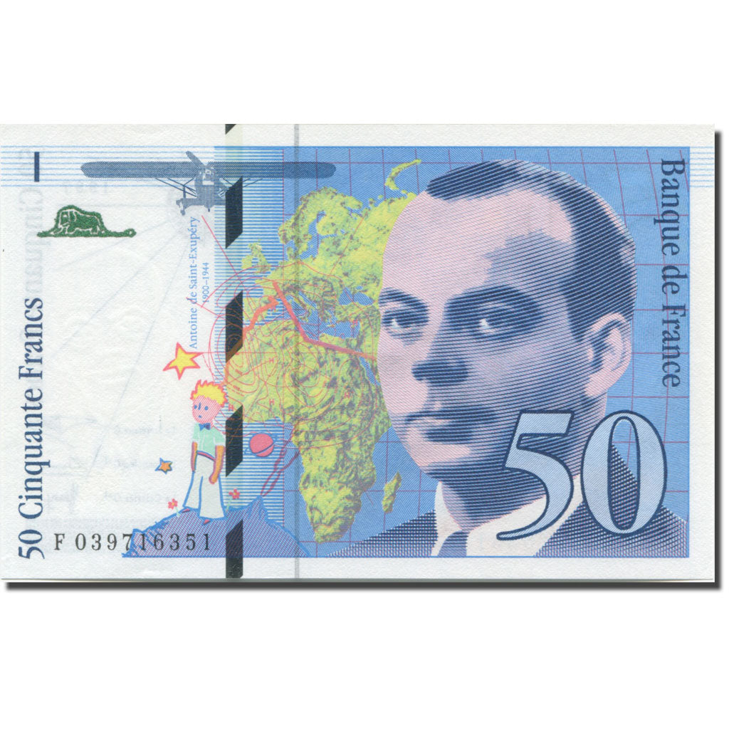 Francia, 50 Francs, St Exupéry, 1997, FDS, Fayette:73.04, KM:157Ad