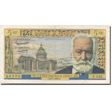 Francia, 5 Nouveaux Francs, Victor Hugo, 1965, 1965-05-06, BC, Fayette:56.18
