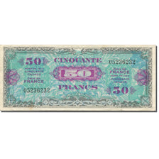 França, 50 Francs, Flag/France, 1944, 1944-06-06, EF(40-45), Fayette:VF19.01