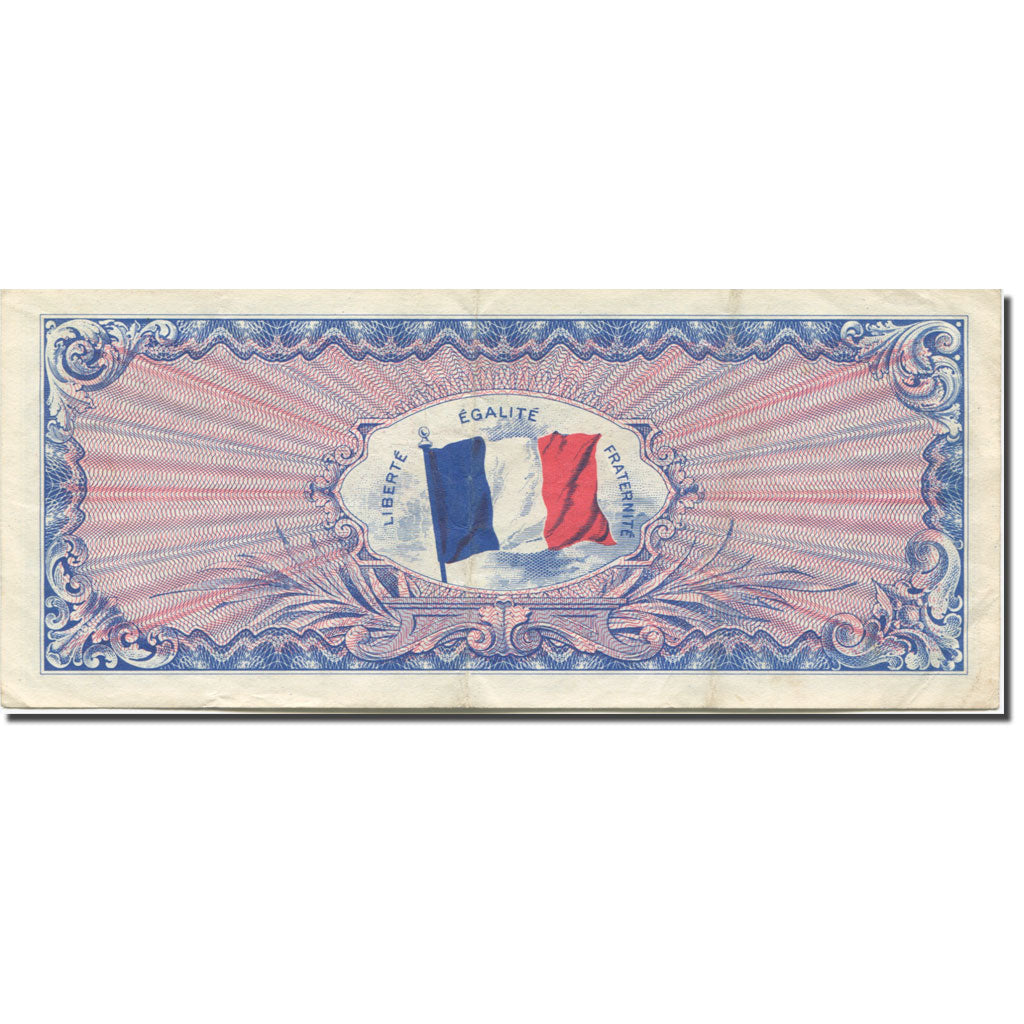 França, 50 Francs, Flag/France, 1944, 1944-06-06, EF(40-45), Fayette:VF19.01
