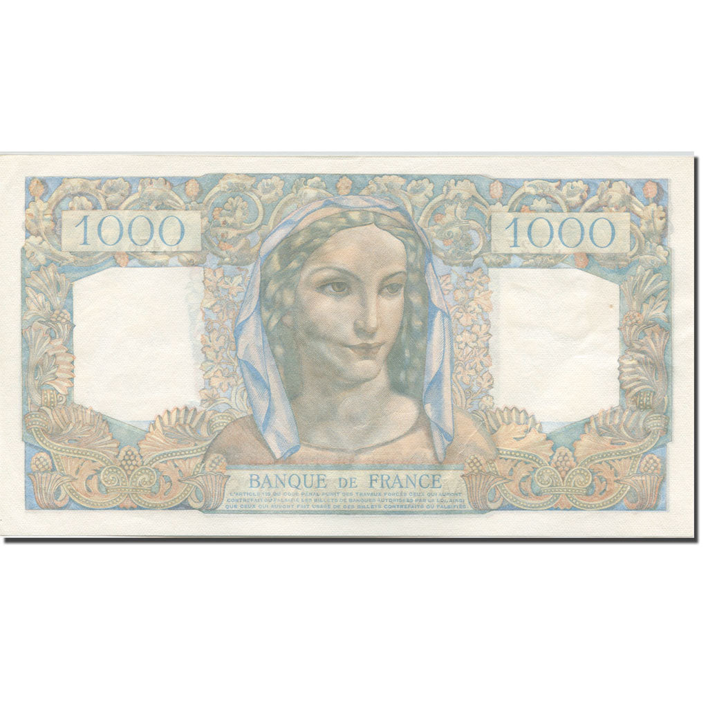 France, 1000 Francs, Minerve et Hercule, 1945, 1948-07-15, AU(55-58)