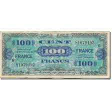 França, 100 Francs, 1945 Verso France, 1945, 1945-06-04, VF(30-35)