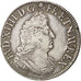 FRANCE, 1/2 Écu aux palmes, 1/2 ECU, 1695, Strasbourg, KM #295.4, EF(40-45), ...