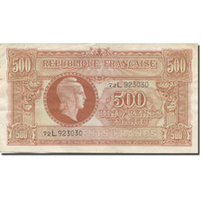 France, 500 Francs, Marianne, 1945, 1945-06-04, TB, Fayette:VF11.01, KM:106