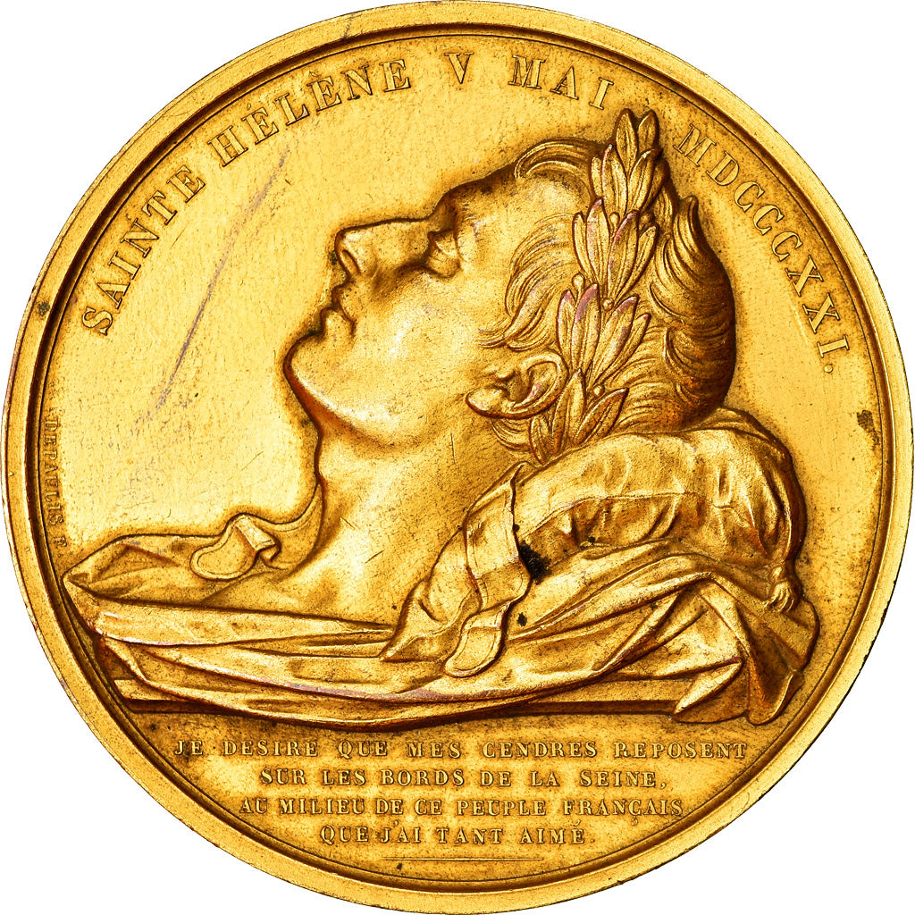 France, Médaille, Napoléon Ier, Retour des Cendres, Passage à Rouen, 1840