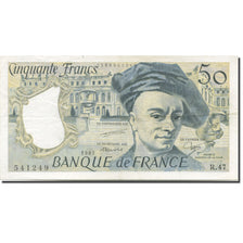 Francia, 50 Francs, Quentin de La Tour, 1976, 1987, MBC, Fayette:67.13, KM:152c