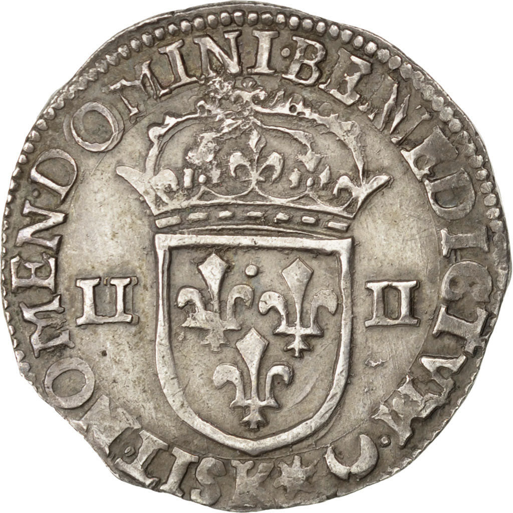 Francia, Louis XIV, 1/4 Écu, frappé au marteau, 1/4 Ecu, 1643, Bordeaux, BB...