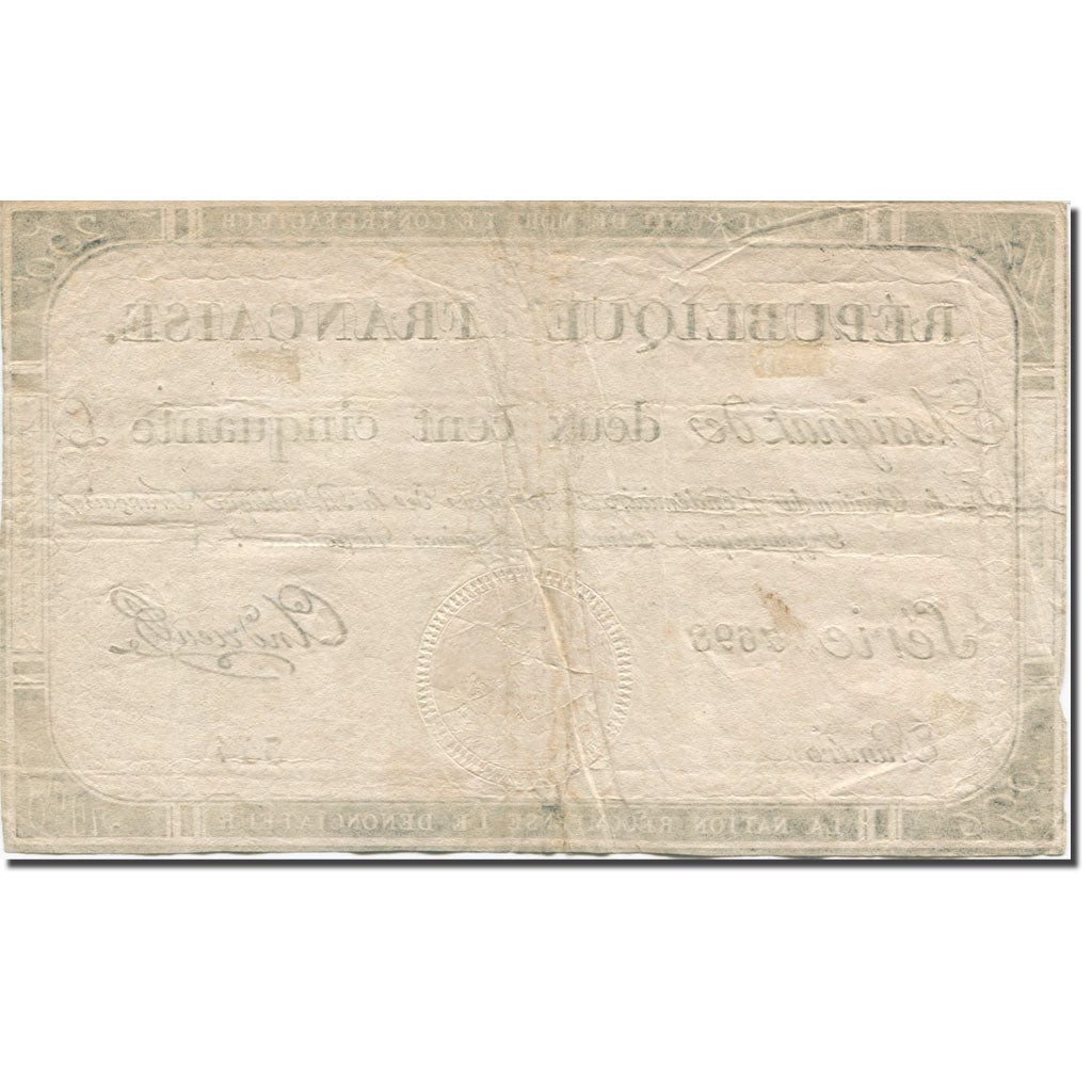 Frankrijk, 250 Livres, 1793, Andrieux, 1793-09-28, TB, KM:A75