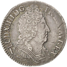 FRANCE, 1/10 Écu aux 3 couronnes, 1/10 ECU, 1715, Lille, KM #379.19, EF(40-45), 