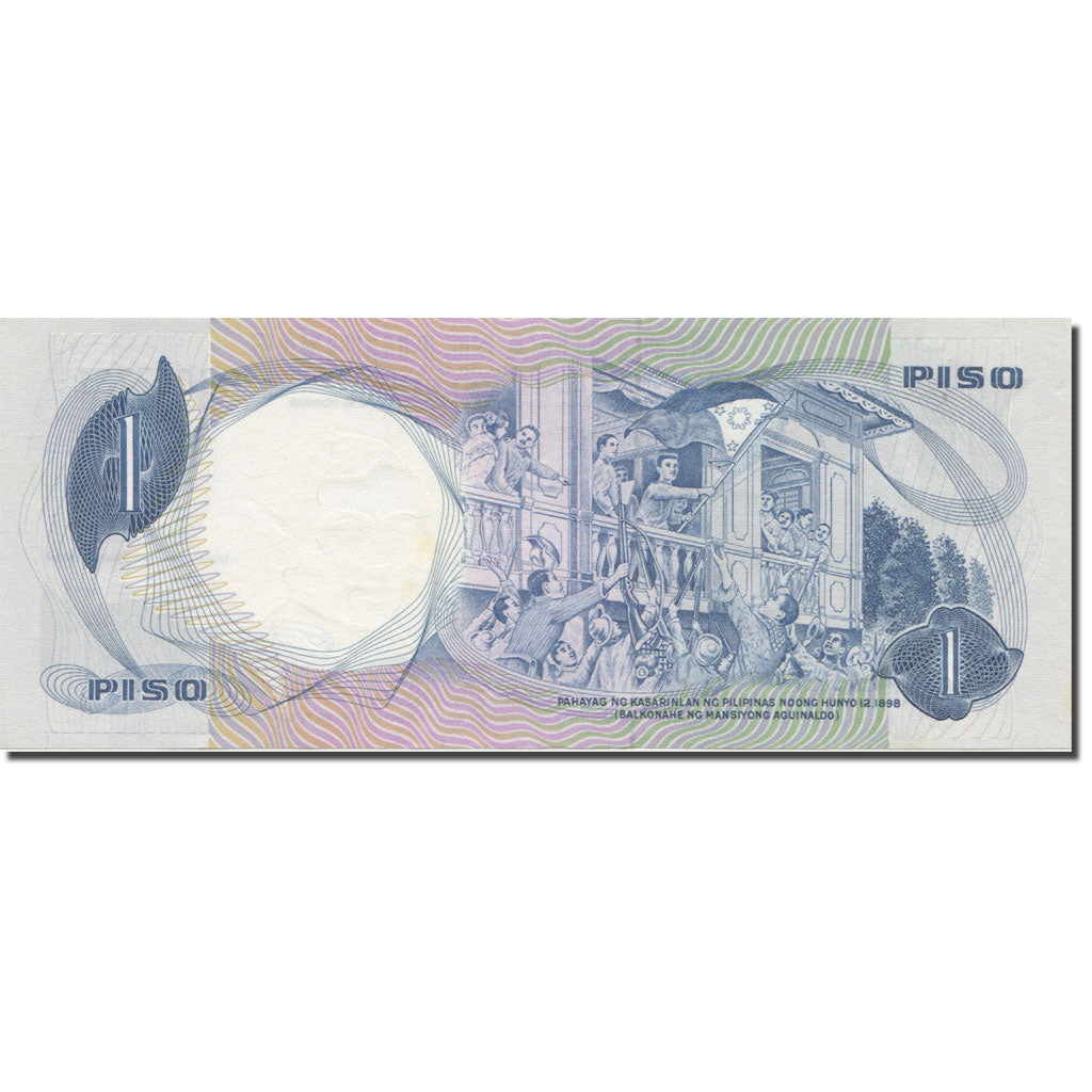 Banknote, Philippines, 1 Piso, undated (1969), 1969, KM:142b, UNC(65-70)