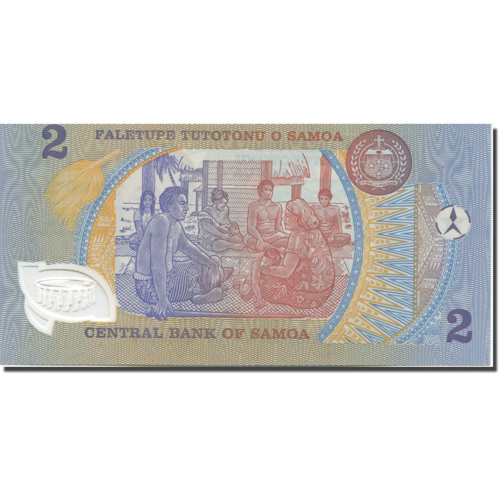 Banknote, Western Samoa, 2 Tala, Undated (1990), 1990, KM:31a, UNC(65-70)
