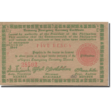 Banknote, Philippines, 5 Pesos, 1944, KM:S675, AU(55-58)