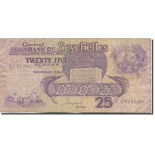 Banknote, Seychelles, 25 Rupees, Undated (1989), 1989, KM:33, EF(40-45)