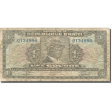 Banknote, Haiti, 1 Gourde, 1919, 1919, KM:200a, F(12-15)