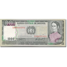 Banknote, Bolivia, 1000 Pesos Bolivianos, 1992, 1992-06-25, KM:167a, UNC(65-70)