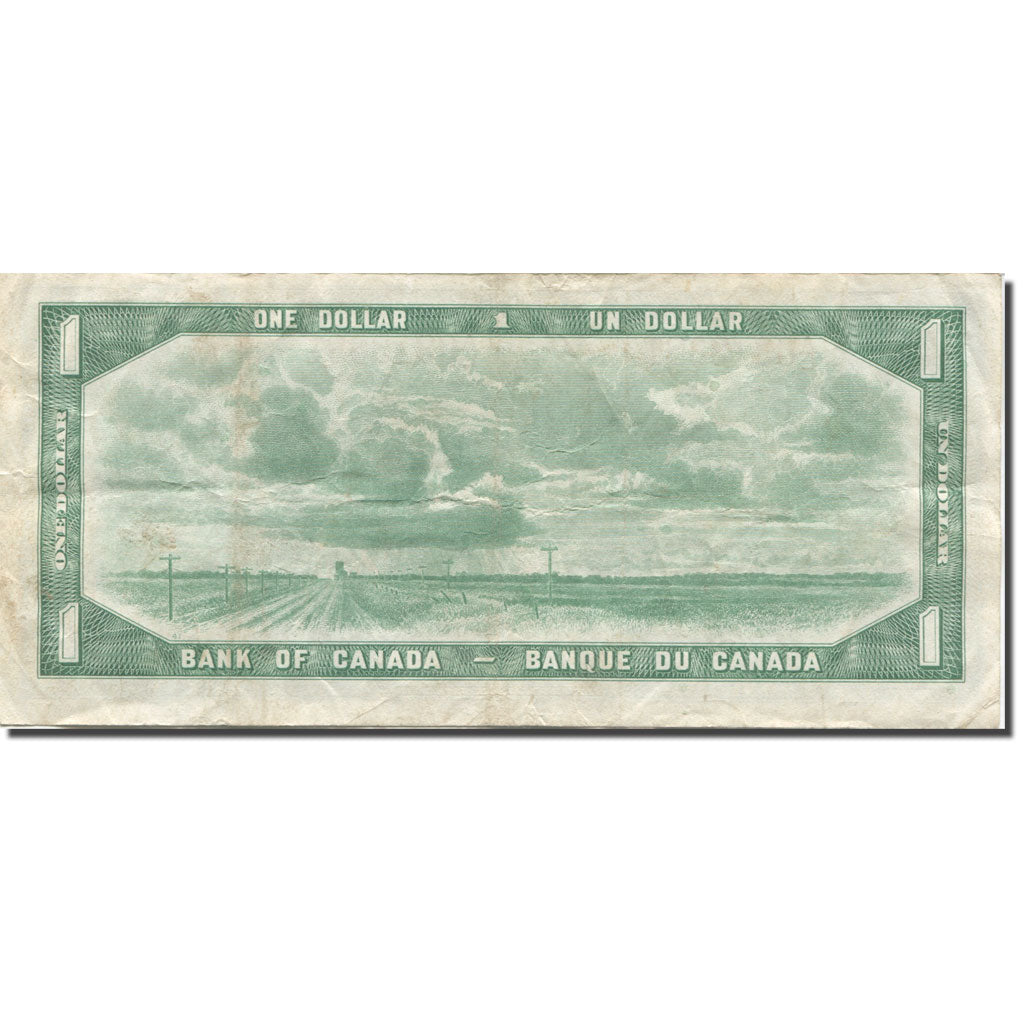 Banconote, Canada, 1 Dollar, 1954, 1954, KM:74a, BB