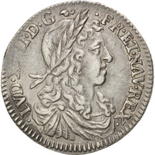 Francia, Louis XIV, 1/12 Écu au buste juvénile, 1/12 ECU, 10 Sols, 1659, Ro...