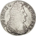 Louis XIV, Ecu aux 3 couronnes 1709 Besançon, KM 386.25