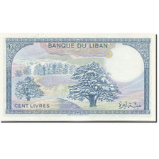 Banknote, Lebanon, 100 Livres, 1978, 1983-1985, KM:66c, UNC(65-70)