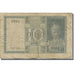 Banknote, Italy, 10 Lire, 1935, 1938, KM:25b, F(12-15)