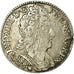 Moneda, Francia, Louis XIV, 11 Sols de Strasbourg, 10 Sols-1/8 Ecu, 1711