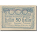 Nota, Áustria, Abetzberg, 50 Heller, fût 2, 1920-12-31, UNC(63) Mehl:FS 1aII