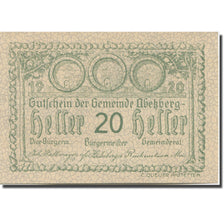 Billete, Austria, Abetzberg, 20 Heller, fût 2, 1920-12-31, UNC Mehl:FS 1aII