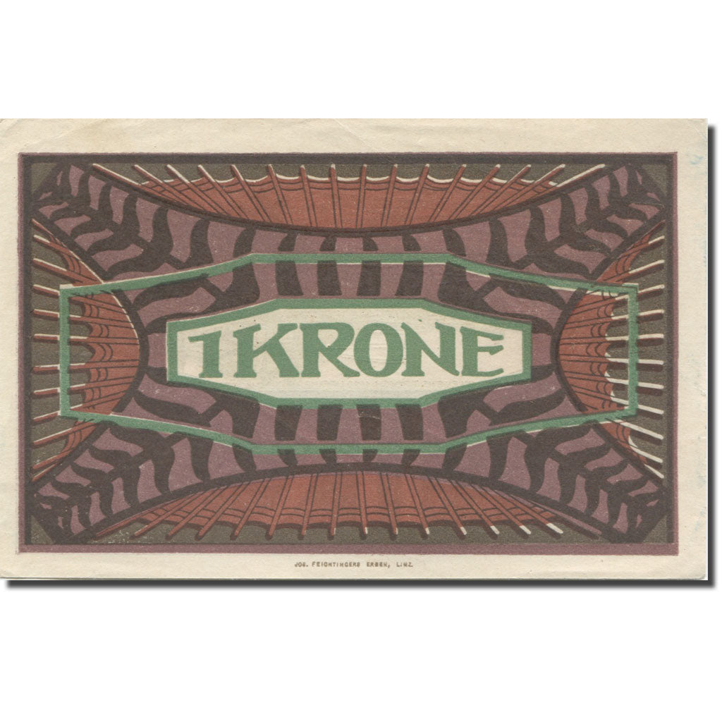 Banknote, Austria, Felden, 1 Krone, lac, AU(55-58), Mehl:FS 644a