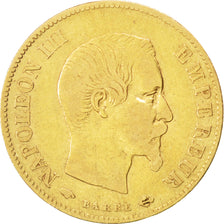 Second Empire, 10 Francs or Napoléon III tête nue 1859 Paris, KM 784.3