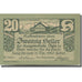 Banknote, Austria, Igls, 20 Heller, chalet, 1920, UNC(65-70) Mehl:FS 403