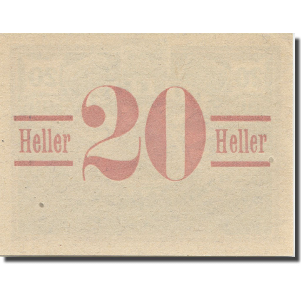 Banknote, Austria, Himberg, 20 Heller, Blason 7, 1920 UNC(65-70) Mehl:FS 374a