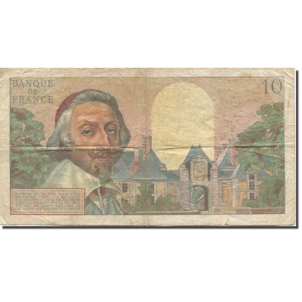 France, 10 Nouveaux Francs, Richelieu, 1960, 1960-11-04, EF(40-45)