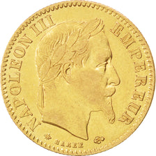 Second Empire, 10 Francs or Napoléon III tête laurée 1868 Paris, KM 800.1