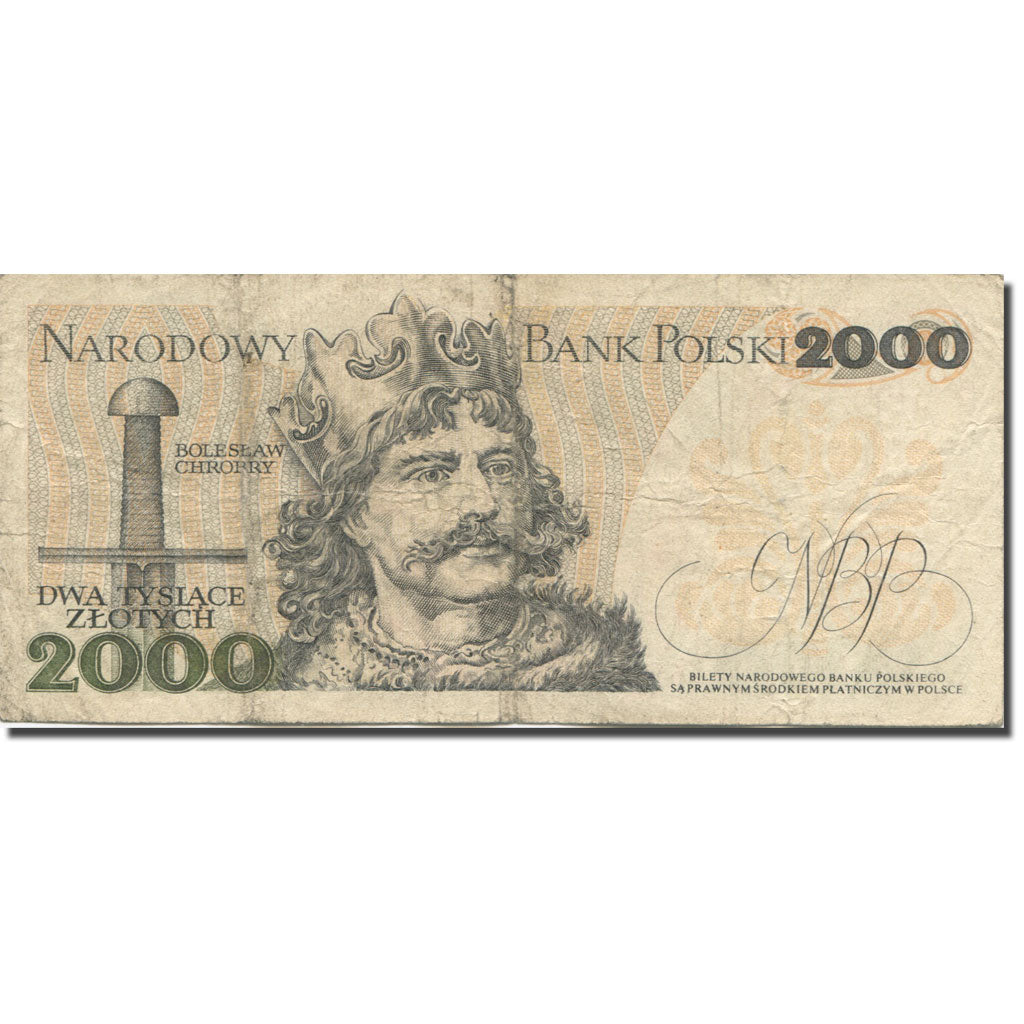 Banknote, Poland, 2000 Zlotych, 1982, 1982-06-01, KM:147c, VF(20-25)