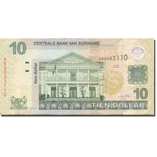 Banknote, Surinam, 10 Dollars, 2006, 2006-04-01, EF(40-45)