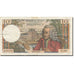France, 10 Francs, Voltaire, 1965, 1965-06-03, VF(30-35), Fayette:62.15, KM:147a