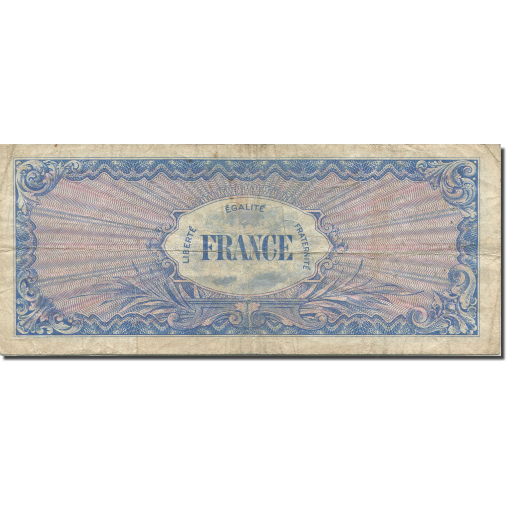 France, 100 Francs, 1945 Verso France, 1945, 1944, VF(20-25), Fayette:VF 25.5