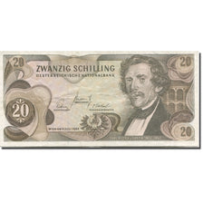 Banknote, Austria, 20 Schilling, 1966-67, 1967-07-02, KM:142a, AU(55-58)