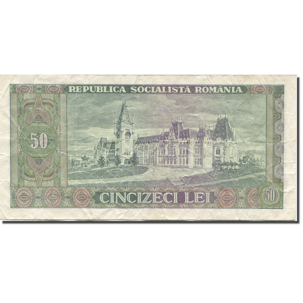 Banknote, Romania, 50 Lei, 1966, KM:96a, EF(40-45)