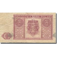 Billet, Pologne, 1 Zloty, 1946, 1946-05-15, KM:123, TB